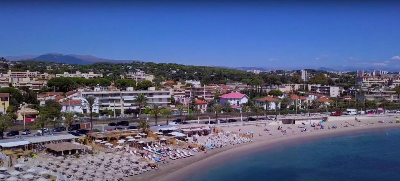 Apt Golfe Juan - 5Min Des Plages - Parking Privee - Piscine Rooftop Vallauris Buitenkant foto