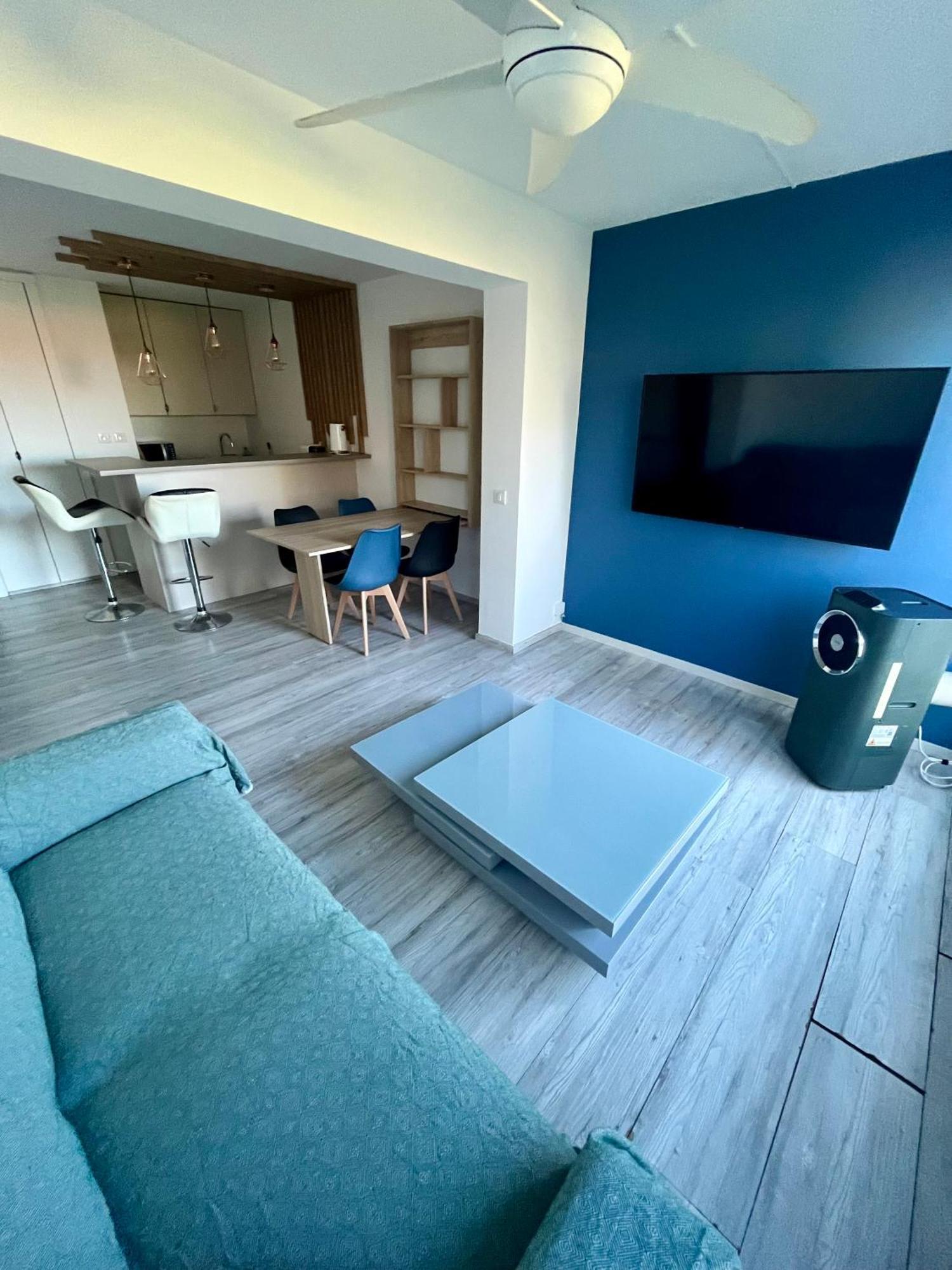 Apt Golfe Juan - 5Min Des Plages - Parking Privee - Piscine Rooftop Vallauris Buitenkant foto